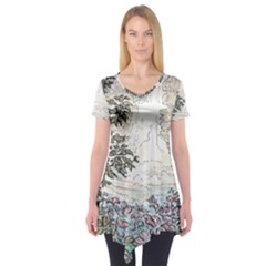 Natura Eternal - By Larenard Short Sleeve Tunic  by LaRenard