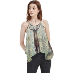 King Of The Forest - By Larenard Flowy Camisole Tank Top by LaRenard