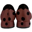 Large Black Polka Dots On Bole Brown - Women s Bow Heels View4