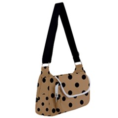 Large Black Polka Dots On Pale Brown - Multipack Bag by FashionLane