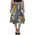 The Illustrated Alphabet - N - by LaRenard Perfect Length Midi Skirt View1