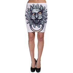 Knock Knock - By Larenard Bodycon Skirt by LaRenard