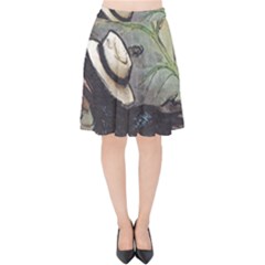 Lil Friend - Summertime - By Larenard Velvet High Waist Skirt by LaRenard