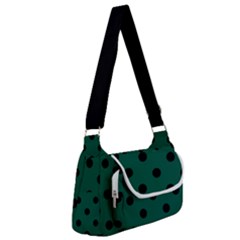 Large Black Polka Dots On Christmas Green - Multipack Bag by FashionLane