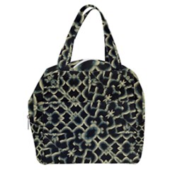 Dark Interlace Motif Mosaic Pattern Boxy Hand Bag