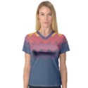 Fall palette V-Neck Sport Mesh Tee View1