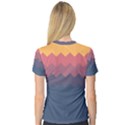 Fall palette V-Neck Sport Mesh Tee View2