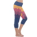 Fall palette Capri Yoga Leggings View3