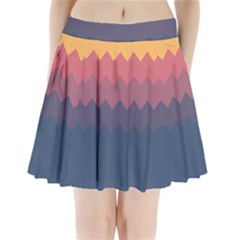 Fall Palette Pleated Mini Skirt by goljakoff