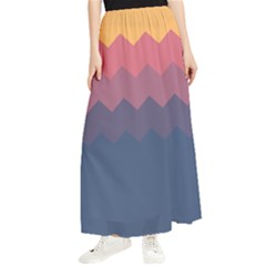 Fall Palette Maxi Chiffon Skirt