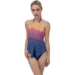 Fall Palette Go With The Flow One Piece Swimsuit by goljakoff