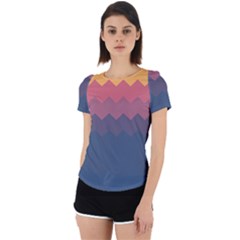 Fall Palette Back Cut Out Sport Tee by goljakoff