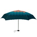 Flat ocean palette Mini Folding Umbrellas View3