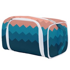 Flat Ocean Palette Toiletries Pouch by goljakoff