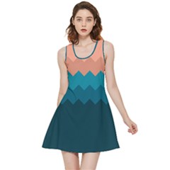 Flat Ocean Palette Inside Out Reversible Sleeveless Dress by goljakoff