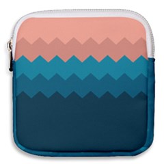 Flat Ocean Palette Mini Square Pouch by goljakoff