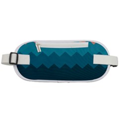 Flat Ocean Palette Rounded Waist Pouch by goljakoff