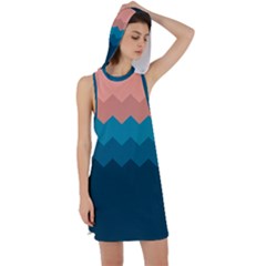 Flat Ocean Palette Racer Back Hoodie Dress by goljakoff