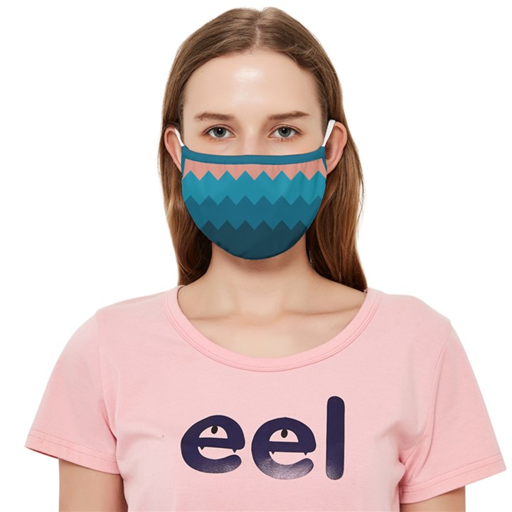 Flat ocean palette Cloth Face Mask (Adult)