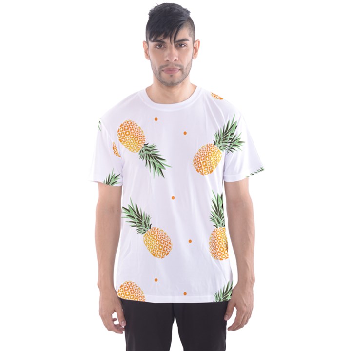 Pineapple pattern Men s Sport Mesh Tee