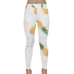 Pineapple Pattern Classic Yoga Leggings by goljakoff