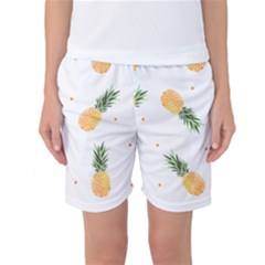 Pineapple Pattern Women s Basketball Shorts by goljakoff