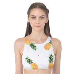 Pineapple Pattern Tank Bikini Top by goljakoff