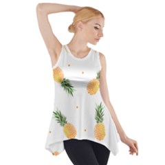 Pineapple Pattern Side Drop Tank Tunic by goljakoff