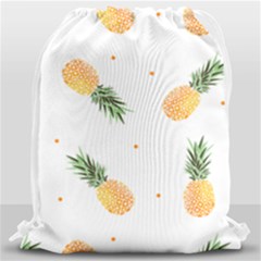 Pineapple Pattern Drawstring Bag (large) by goljakoff