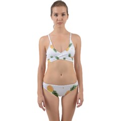 Pineapple Pattern Wrap Around Bikini Set by goljakoff