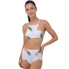 Pineapple Pattern High Waist Tankini Set by goljakoff