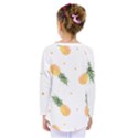 Pineapple pattern Kids  Long Sleeve Tee View2