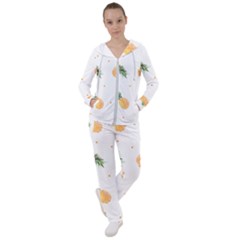 Pineapple Pattern Women s Tracksuit by goljakoff