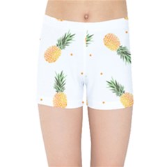 Pineapple Pattern Kids  Sports Shorts by goljakoff