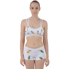 Pineapple Pattern Perfect Fit Gym Set by goljakoff