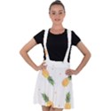 Pineapple pattern Velvet Suspender Skater Skirt View1