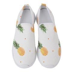 Pineapple Pattern Women s Slip On Sneakers by goljakoff