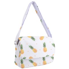 Pineapple Pattern Courier Bag by goljakoff