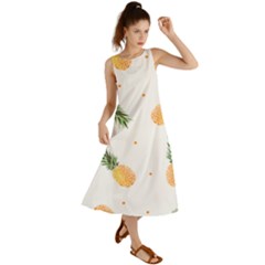 Pineapple Pattern Summer Maxi Dress by goljakoff