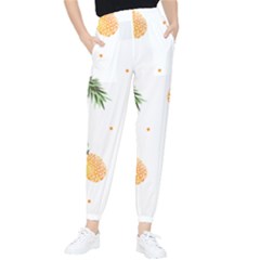 Pineapple Pattern Tapered Pants by goljakoff