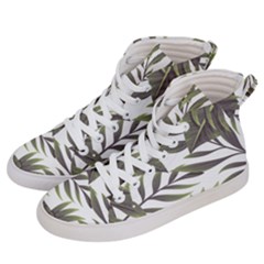 Tropical Leaves Men s Hi-top Skate Sneakers by goljakoff