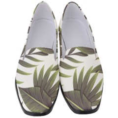 Tropical Leaves Women s Classic Loafer Heels by goljakoff