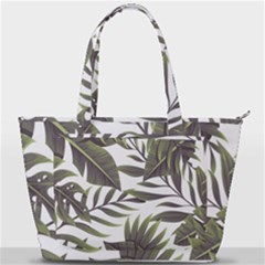 Tropical Leaves Back Pocket Shoulder Bag  by goljakoff