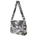 Tropical leaves Full Print Messenger Bag (M) View2