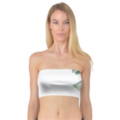 Palm Leaves Bandeau Top by goljakoff