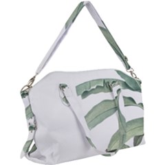 Palm Leaves Canvas Crossbody Bag by goljakoff