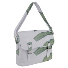 Palm Leaves Buckle Messenger Bag by goljakoff