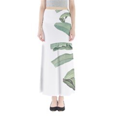 Palm Leaves Full Length Maxi Skirt by goljakoff