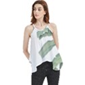 Palm leaves Flowy Camisole Tank Top View1