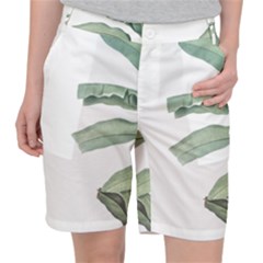 Palm Leaves Pocket Shorts by goljakoff